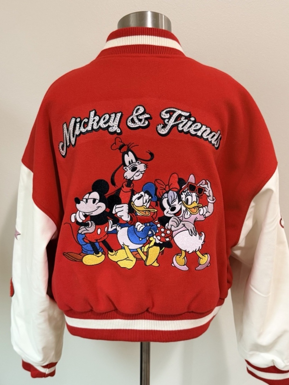 NWT Disney Forever 21 Mickey Varsity/Bomber/ Letterman Jacket Women's 3X